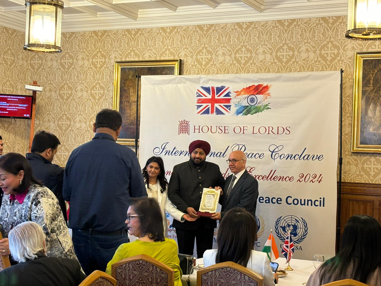 Dr. Saluja award event
